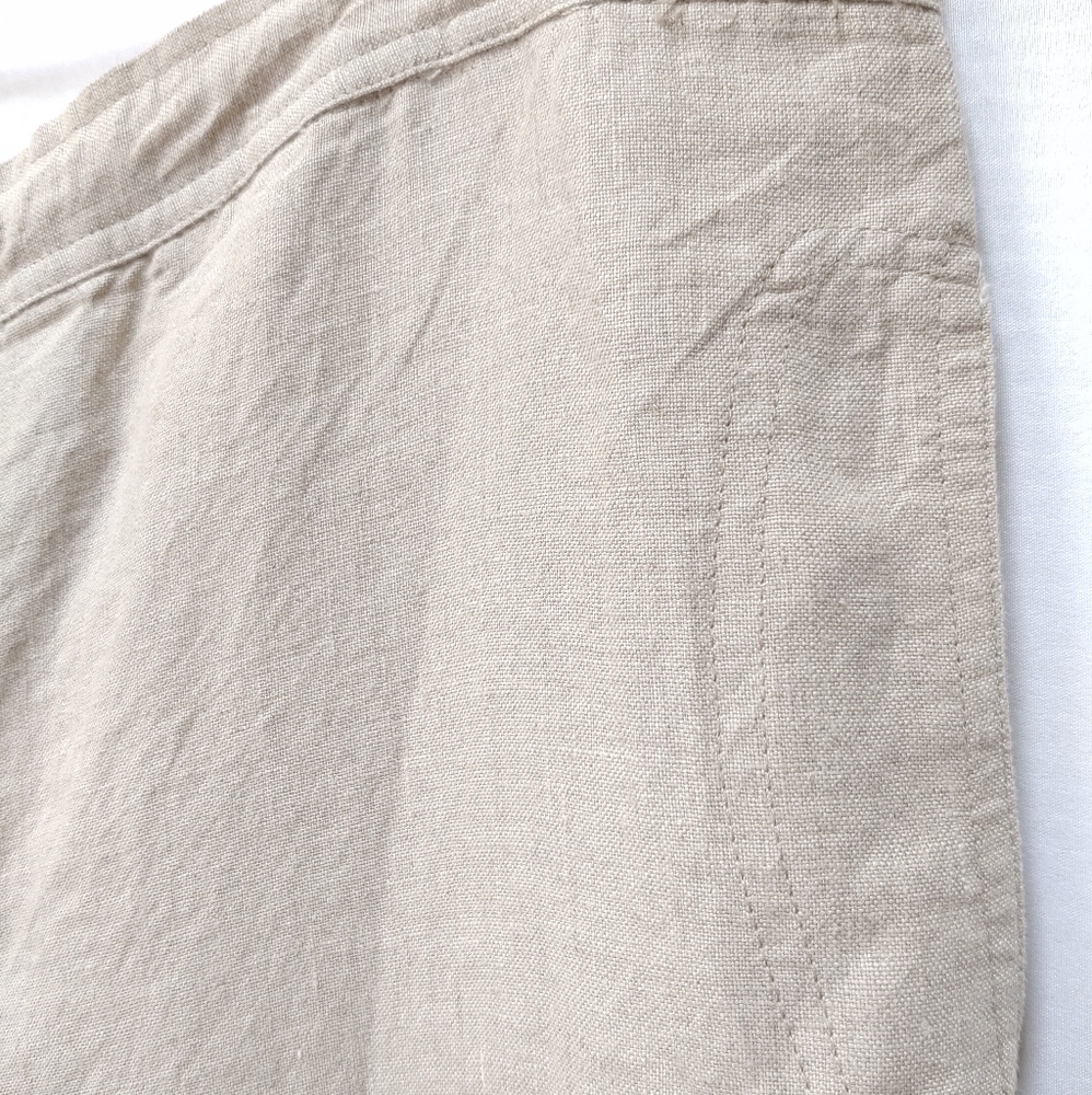 Island Importer Linen Riviera Pants Drawstring - Picture 4 of 8